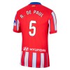 Atlético Madrid R. De Paul 5 Domácí 2024-25 - Dětské Fotbalové Dresy (S/S)